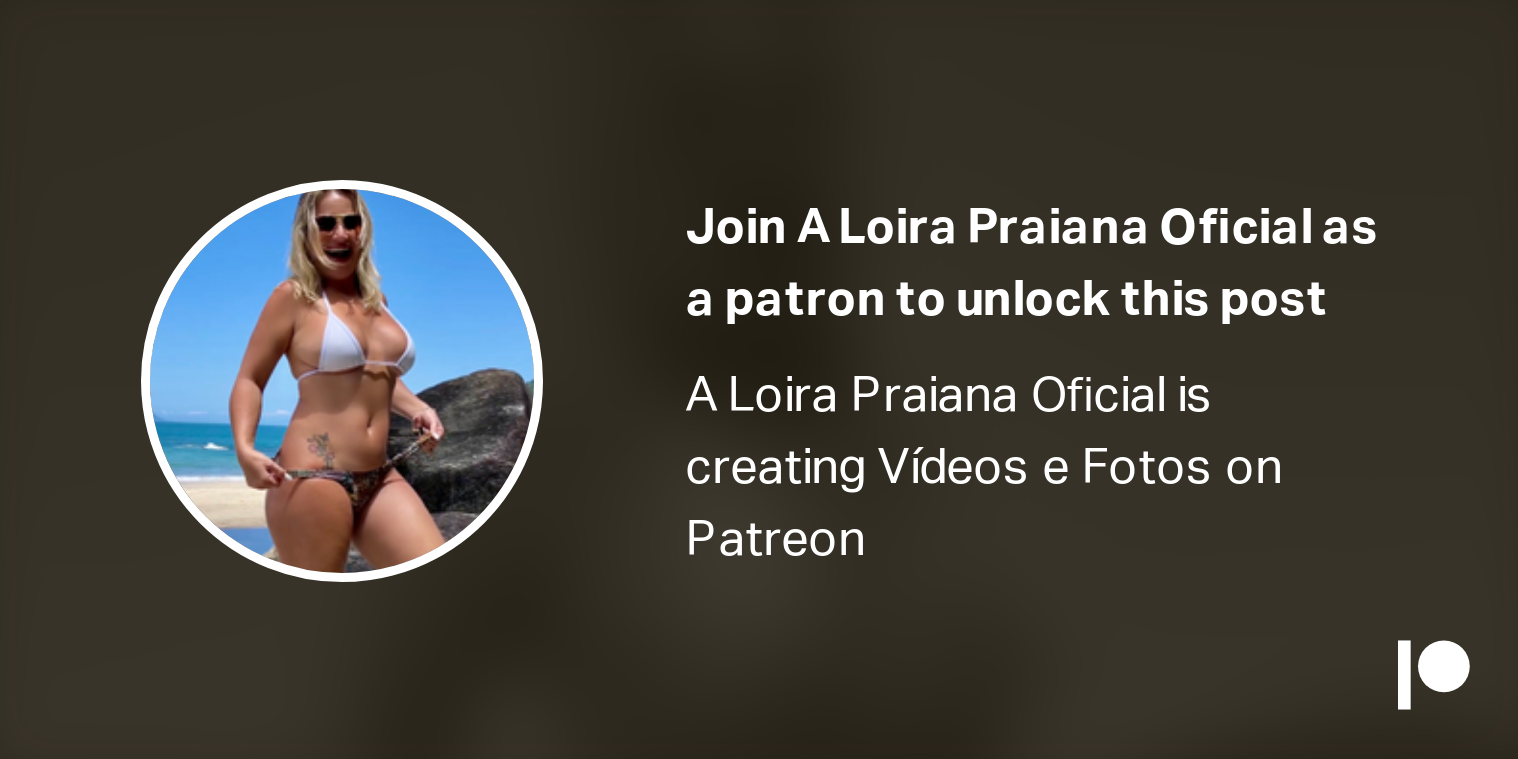 A loira praiana nudes