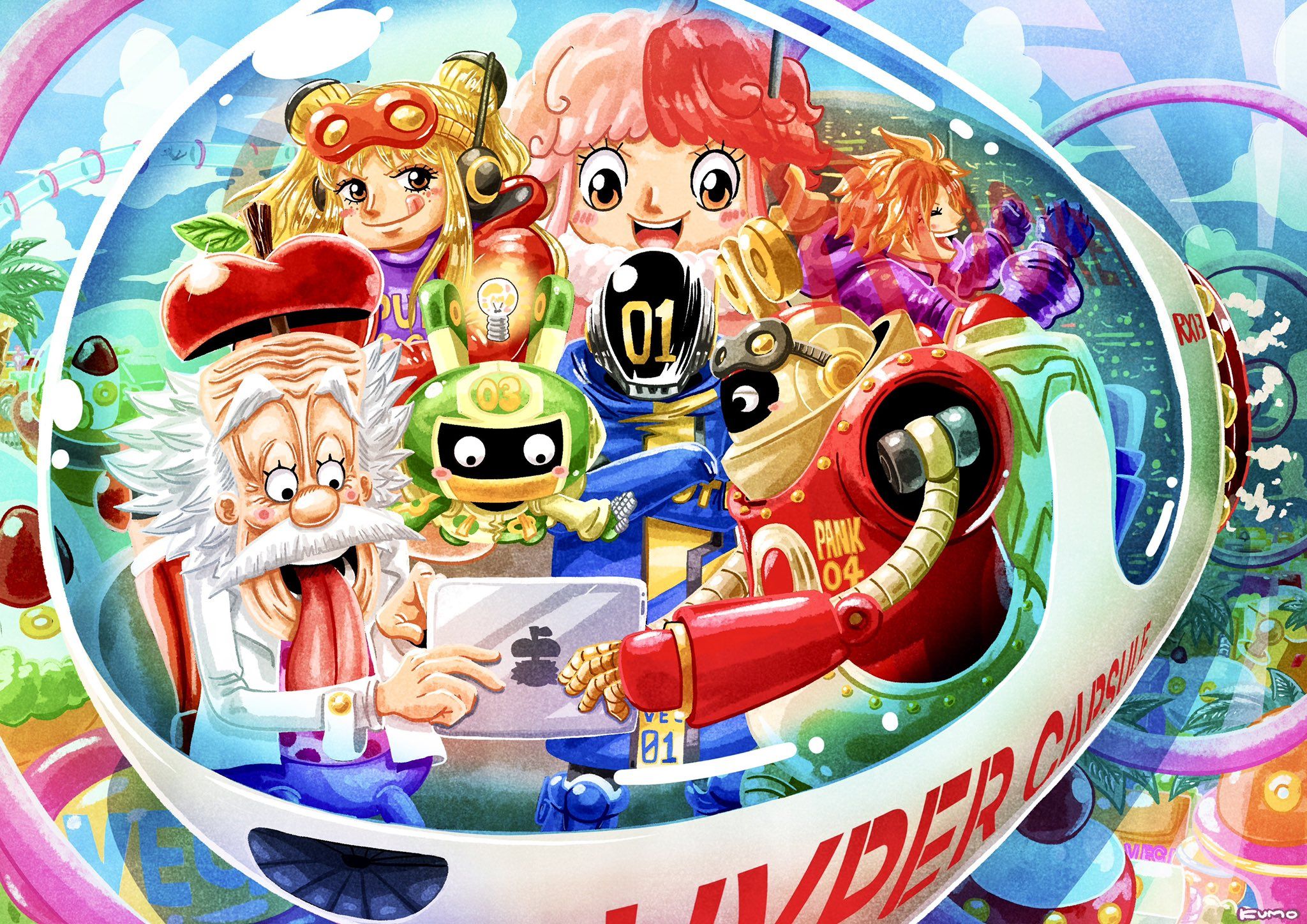 stella one oiece & vegapunk stella one piece Disc Kwai